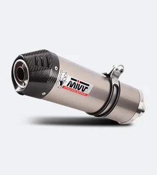 Vollauspuffanlage Mivv Oval Titan Mit Carbonkappe