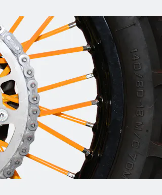 Spaakstickerset Blackbird Oranje