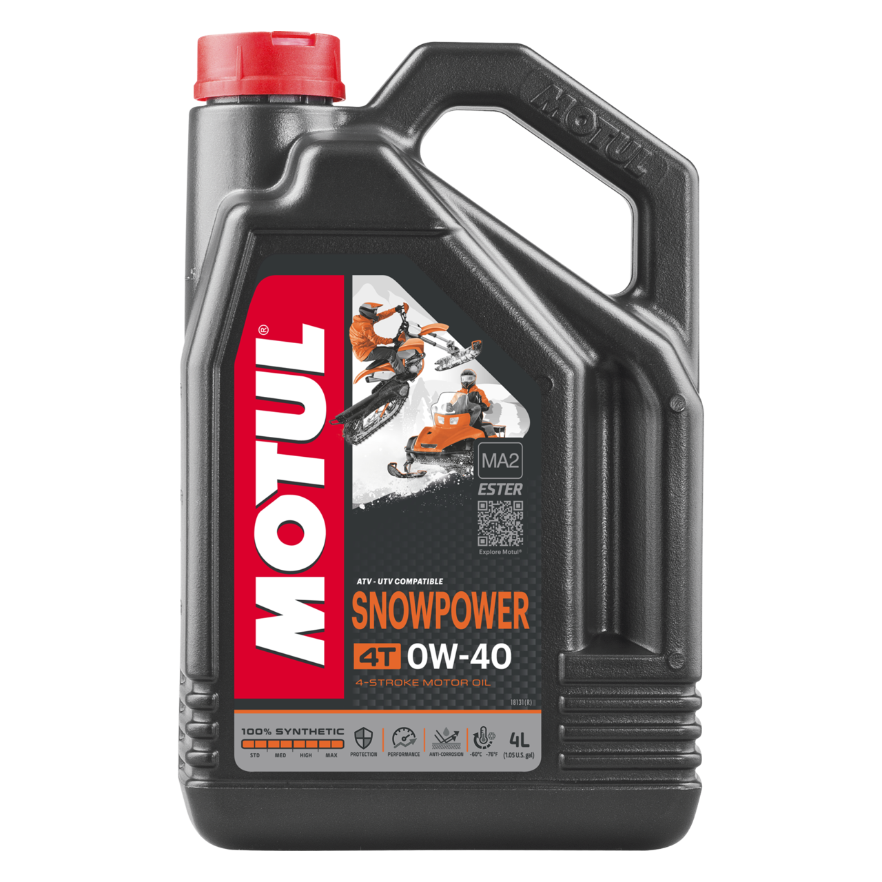 Olie Motul Snowpower 4T Synthetic 0W40 4L