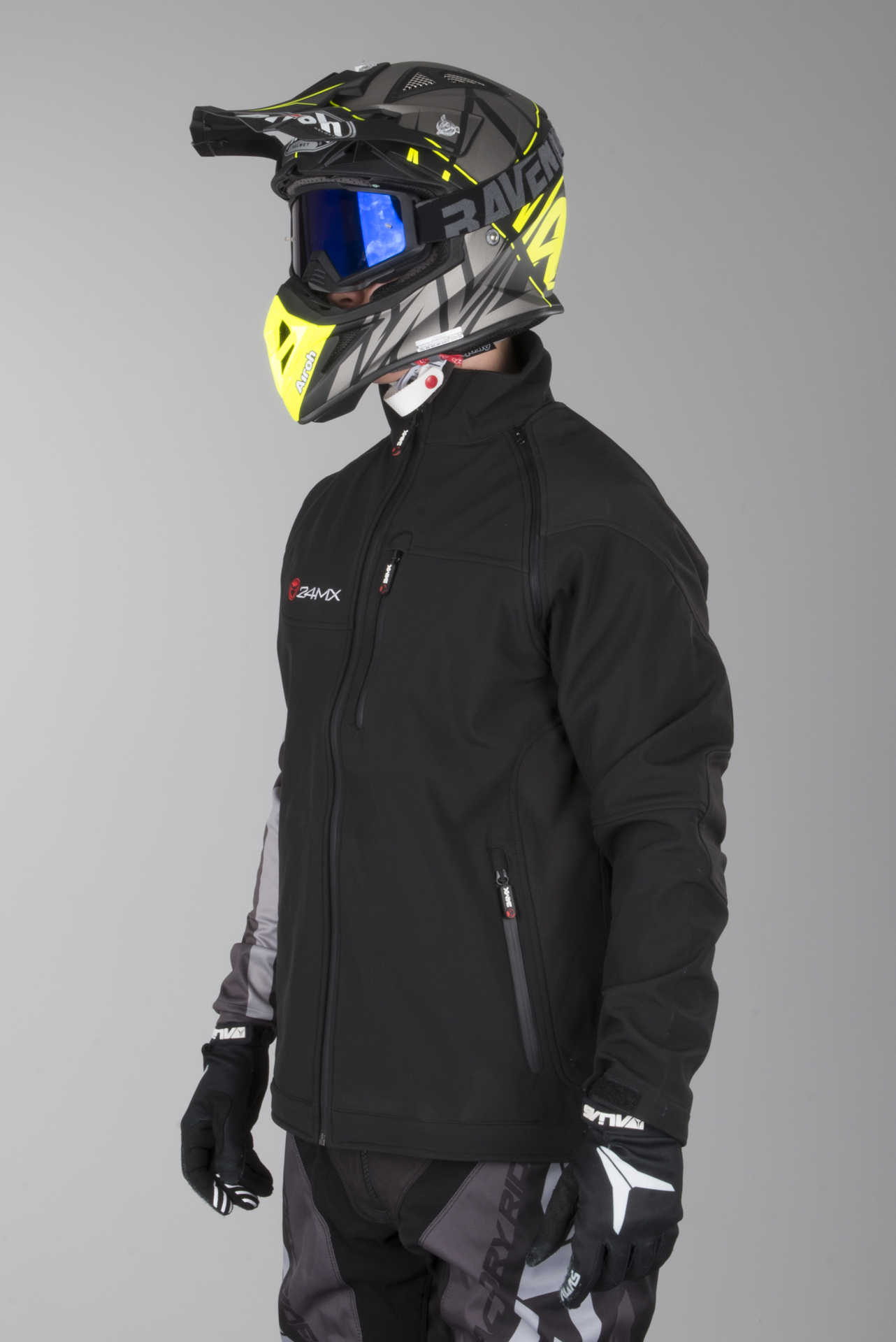 Softshell Jas met Afneembare Mouwen 24MX Team