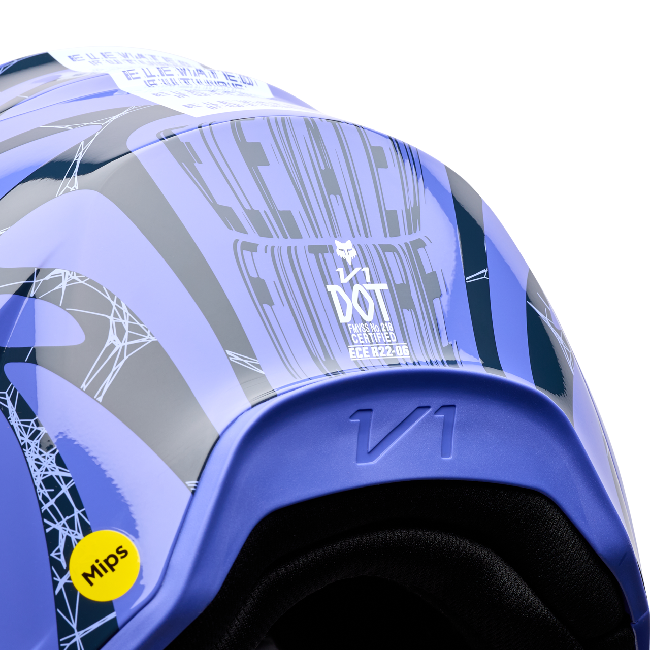 FOX V1 Diffuse SE Youth MX Helmet