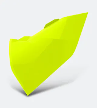Cache Boîte à Air Polisport Jaune