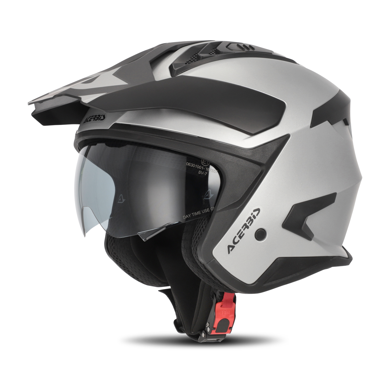 Casco Abierto Acerbis Jet Aria Evo Metálico