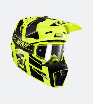Leatt Moto 3.5 V24 MX Helmet Kit with Goggles