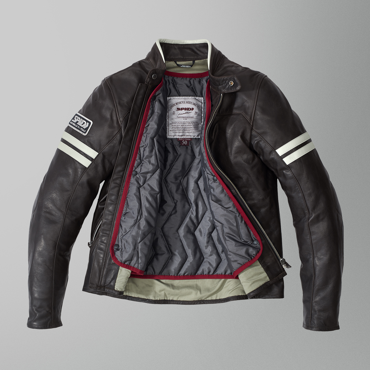 SPIDI Vintage Motorcycle Jacket Ice
