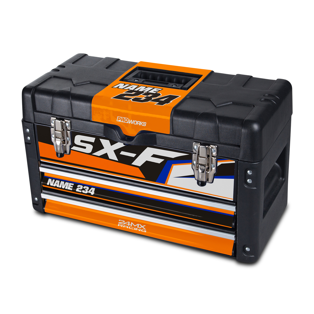 24MX X2 Toolbox Decal Kit Orange