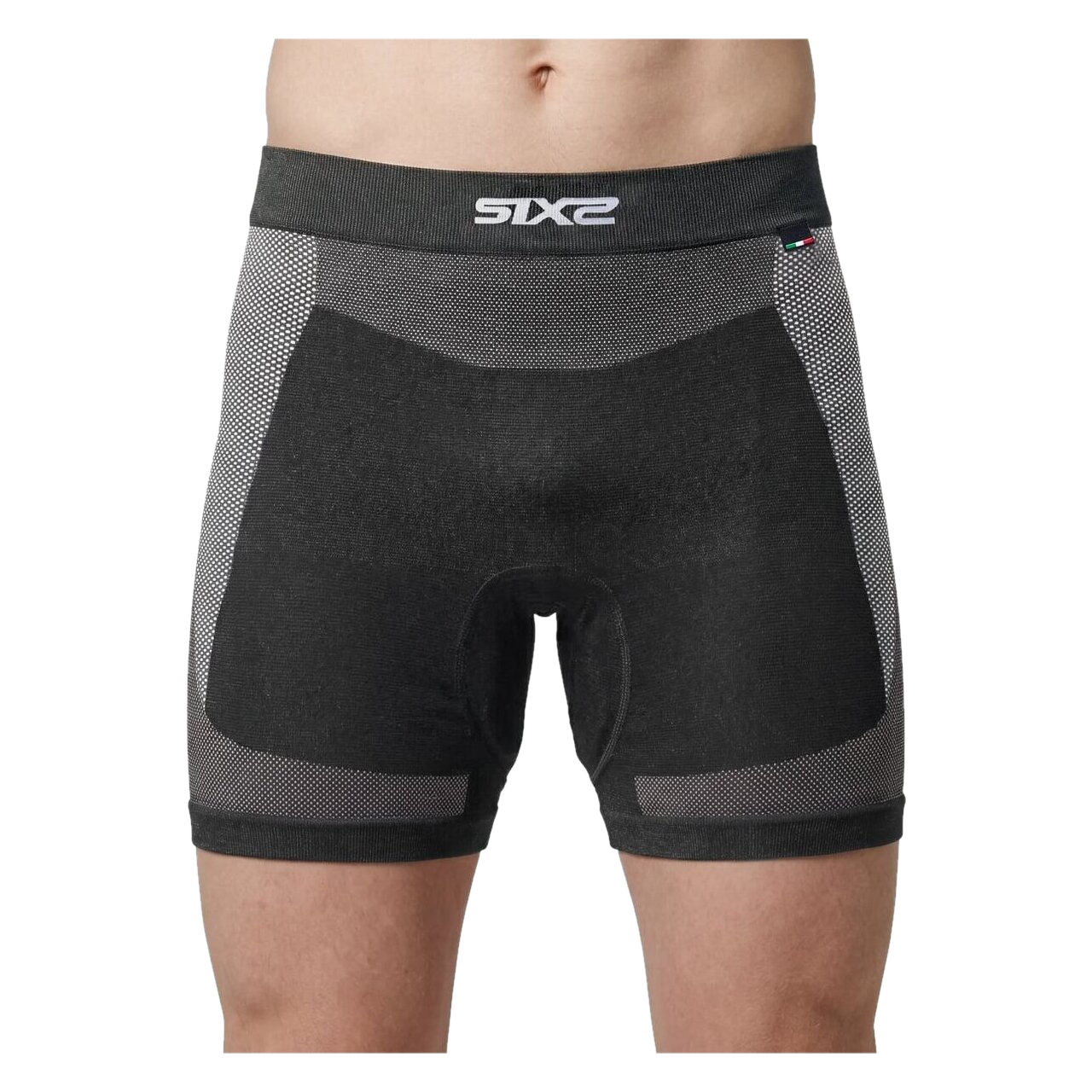 SIXS BT CC2L Lightweight motorcycle base layer technical shorts with protective pad