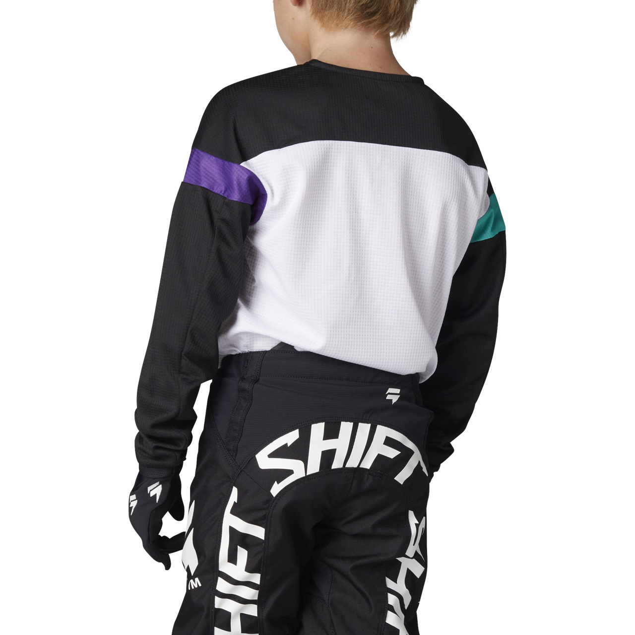 Shift White Label Ultra Youth MX Jersey-Purple