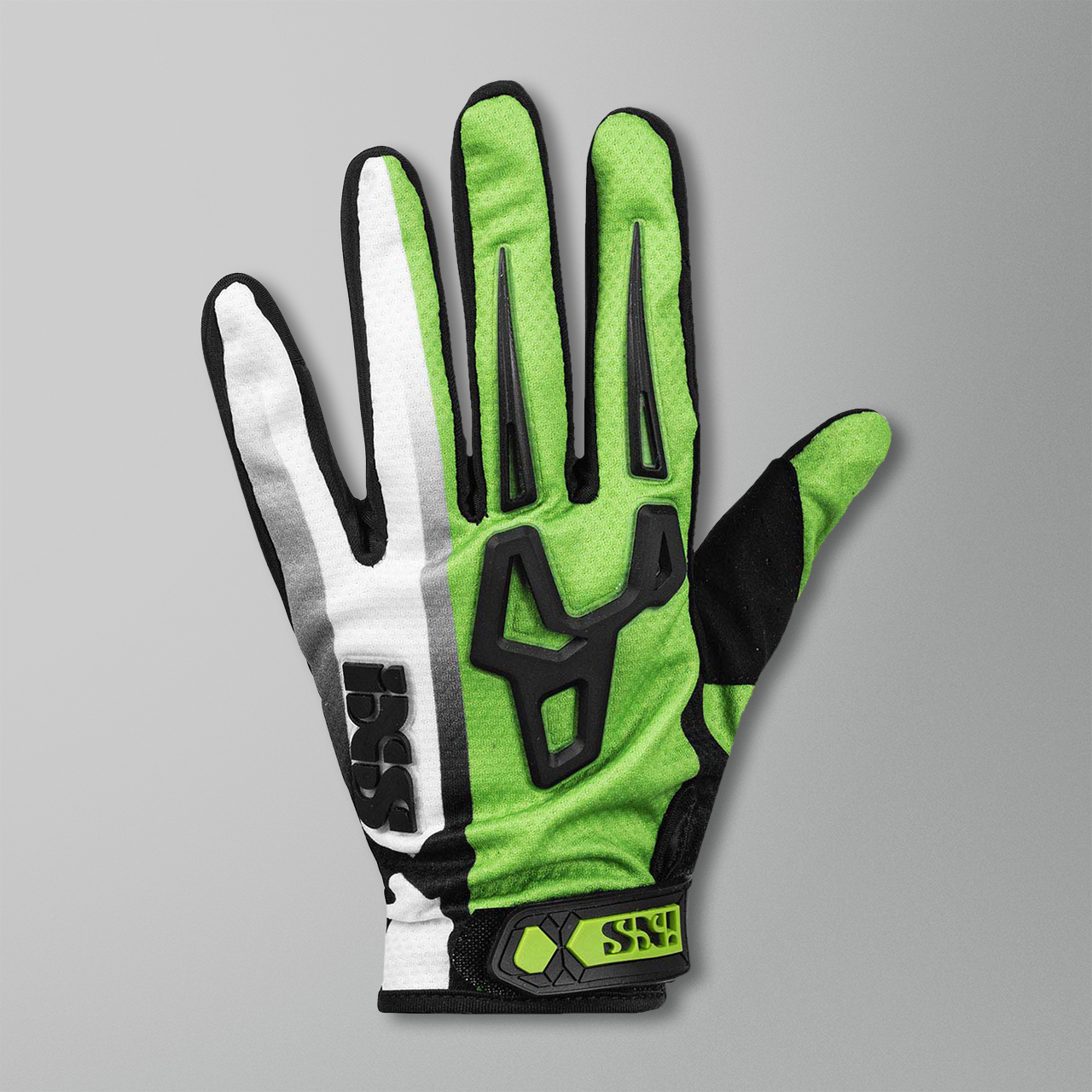 green football gloves