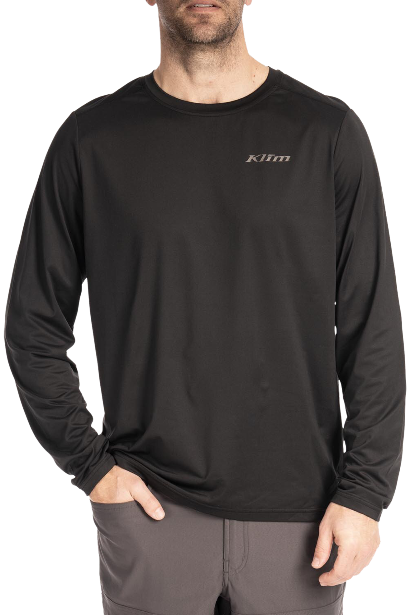 T-shirt met Lange Mouwen Klim Static Peak