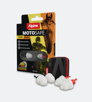 Tappi Per Orecchie Moto Alpine MotoSafe Duo Pack - 2026