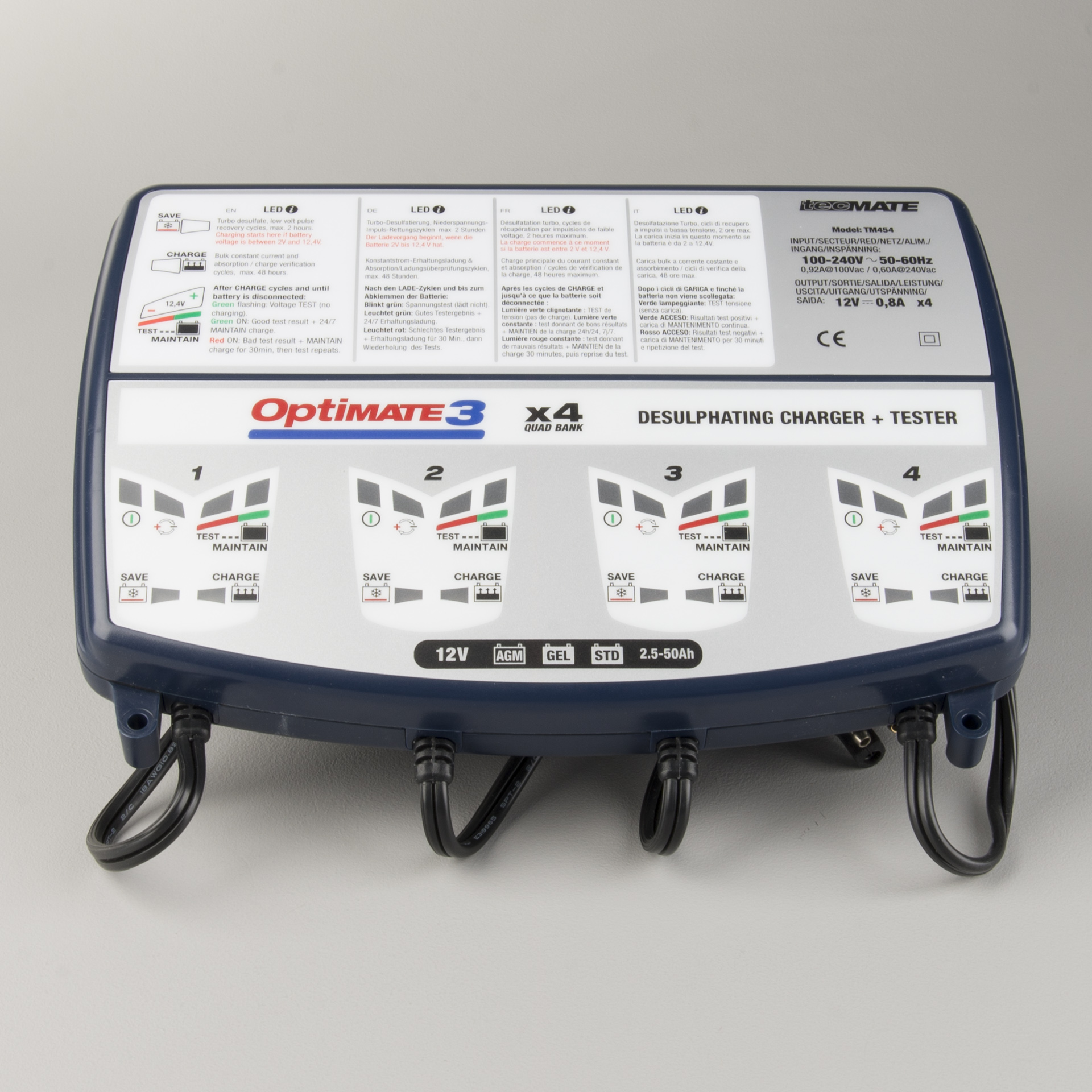 Batterieladegerät TecMate Optimate 3 Tiefpreisgarantie Batterieladegerät TecMate Optimate 4 Tiefpreisgarantie