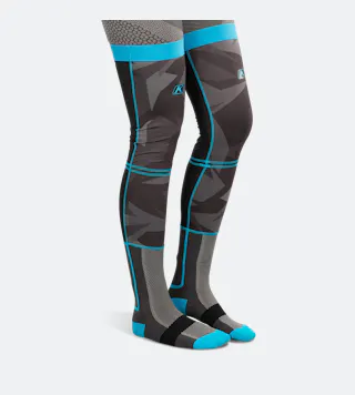Nadkolenky Klim Aggressor Cool 1.0 Maskáčová-Modrá