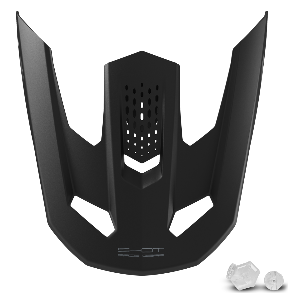 Shot Race Gear Speed Solid Helmet Peak
