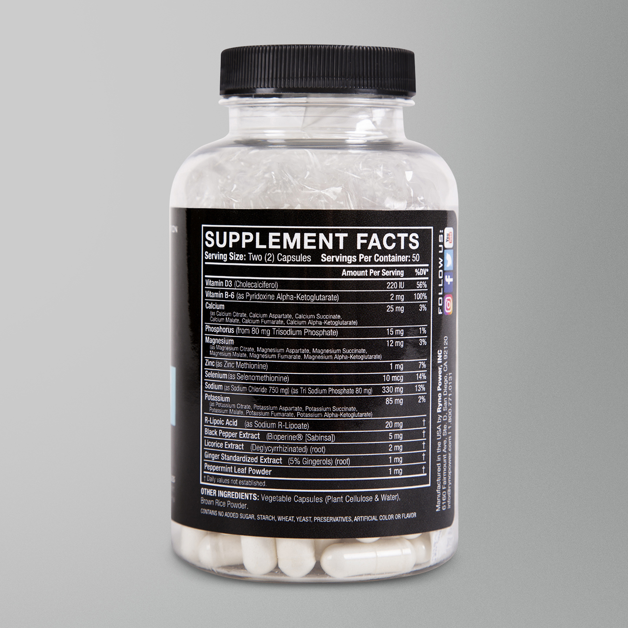 Ryno Power Electrolytes 100 tabs
