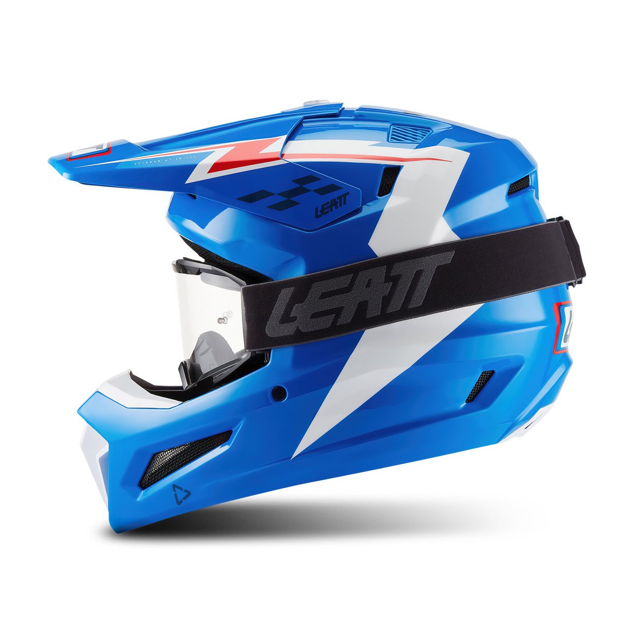 Kit Casco Cross Leatt 3.5 V.27 con Maschera Vizion 2.5s