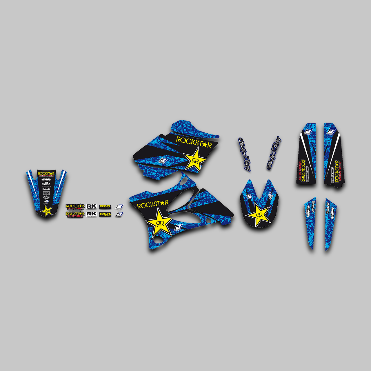 Blackbird Rockstar Energy Decal Kit