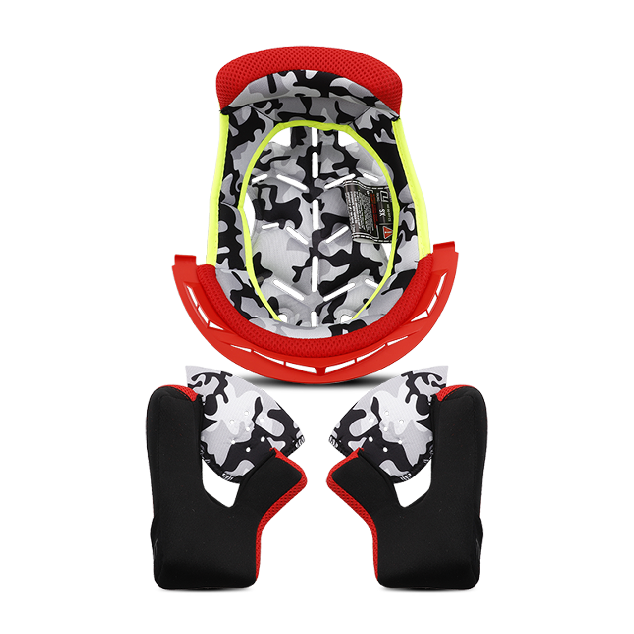 Forro Casco LS2 MX437 EVO Rojo 