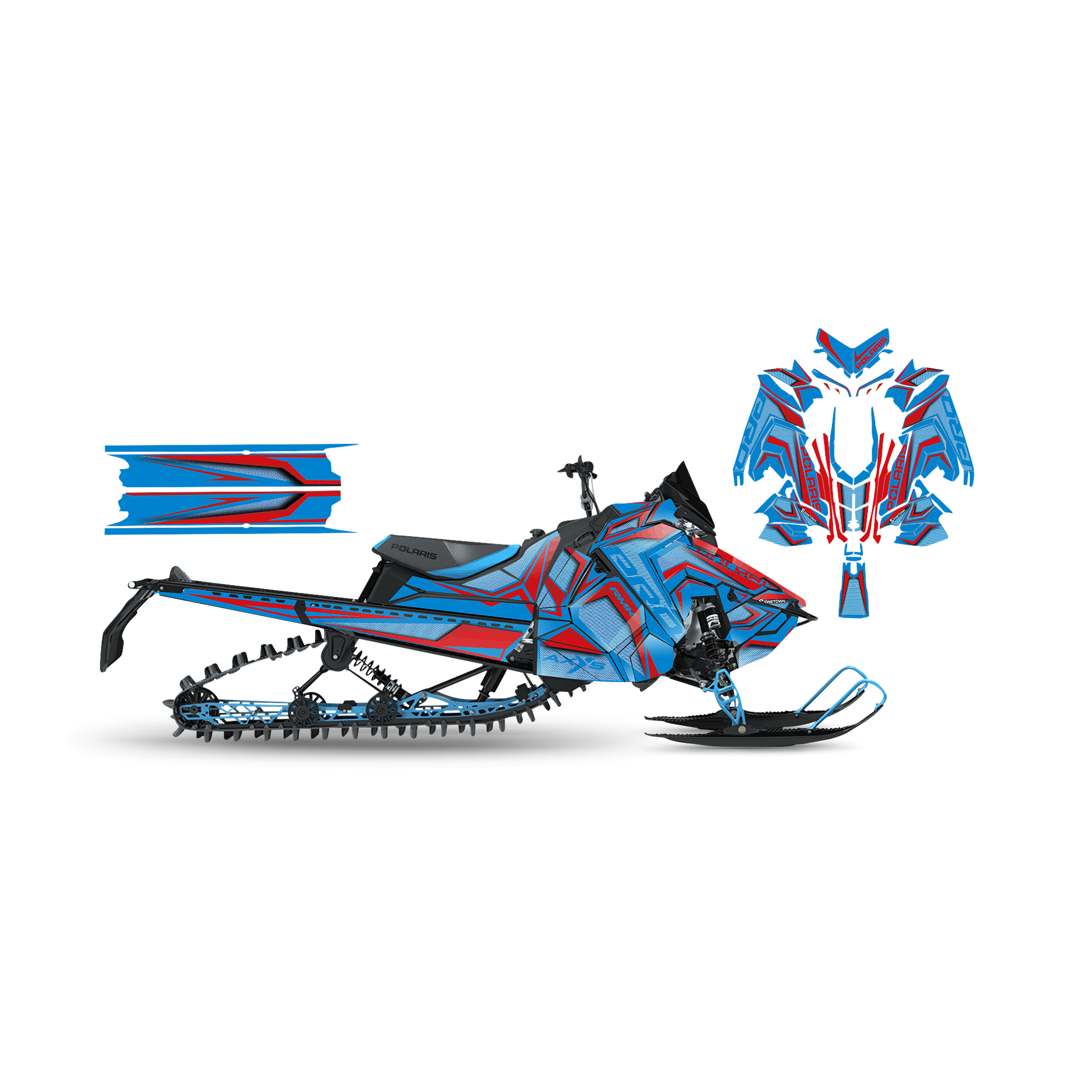 Tarrasarja SweTown Team-Racer-20-Pro-Sininen-Punainen