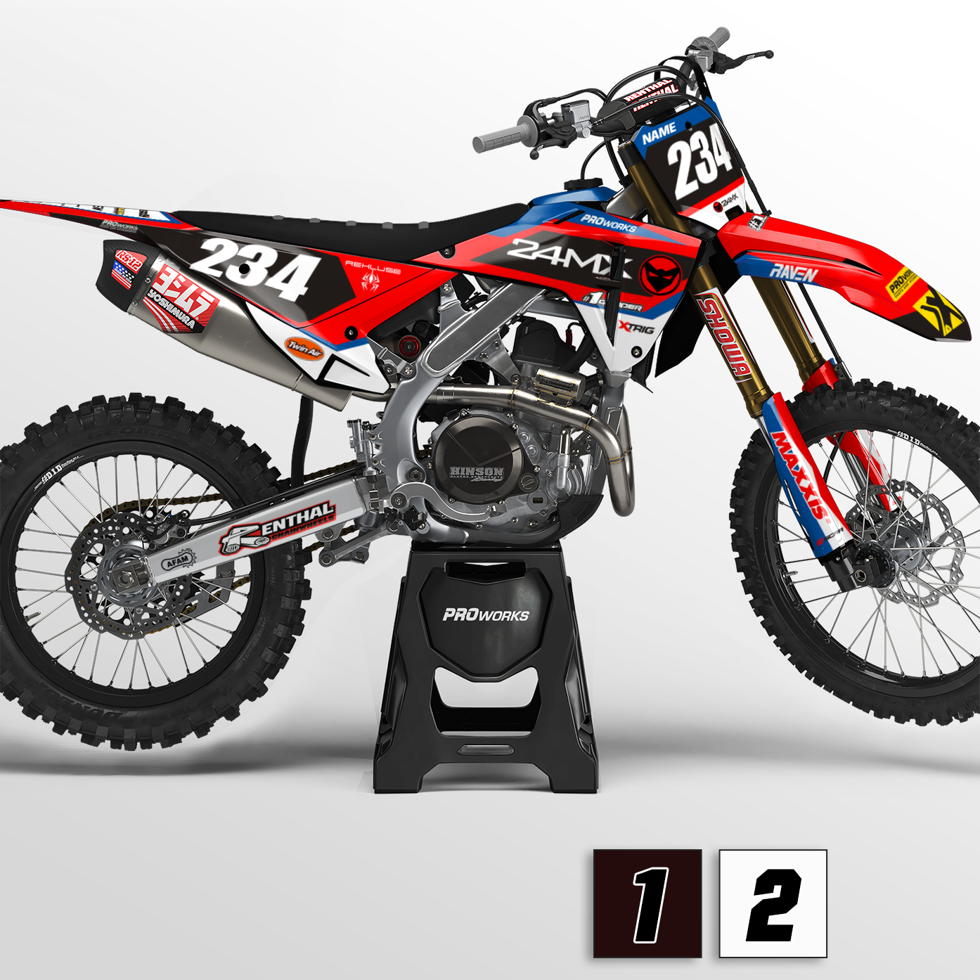 SWSSJUAN Mâchoire de Frein pour H-Onda CRF125F/FB 2014-2016