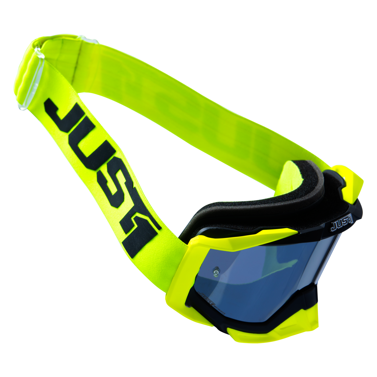 Just1 Iris 2.0 MX Goggles Logo Mirror Silver Lens
