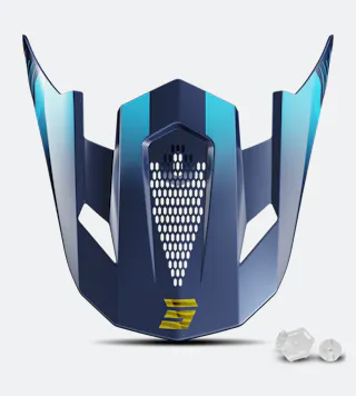 Viseira Do Capacete MX Shot Race Gear Lite Volt 27