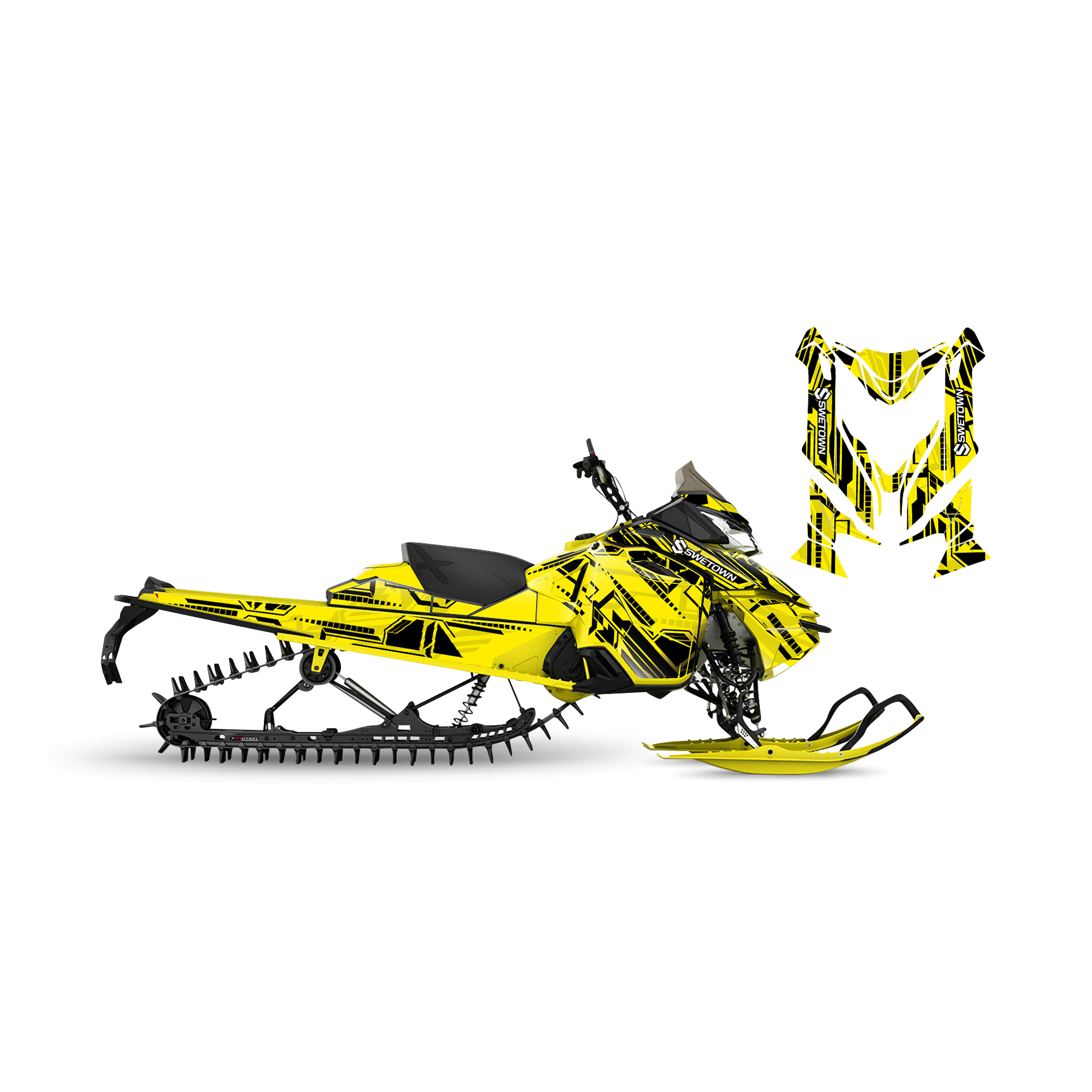 Tarrasarja SweTown Nuclear - Keltainen-Musta