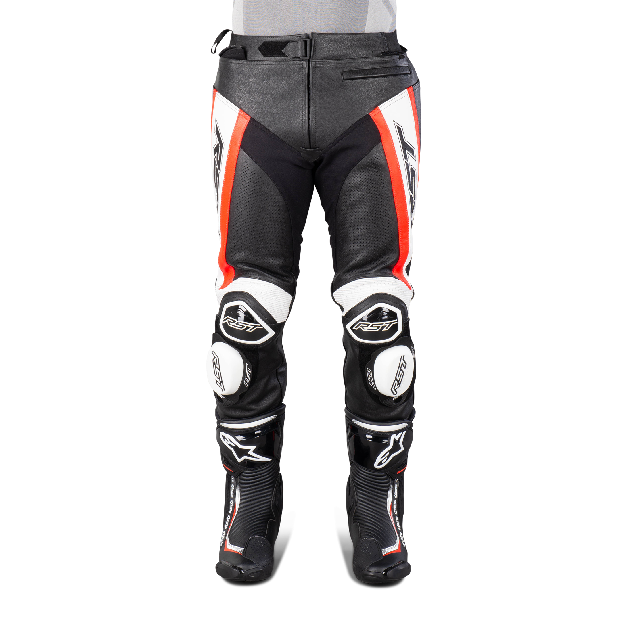rst r18 leather trousers