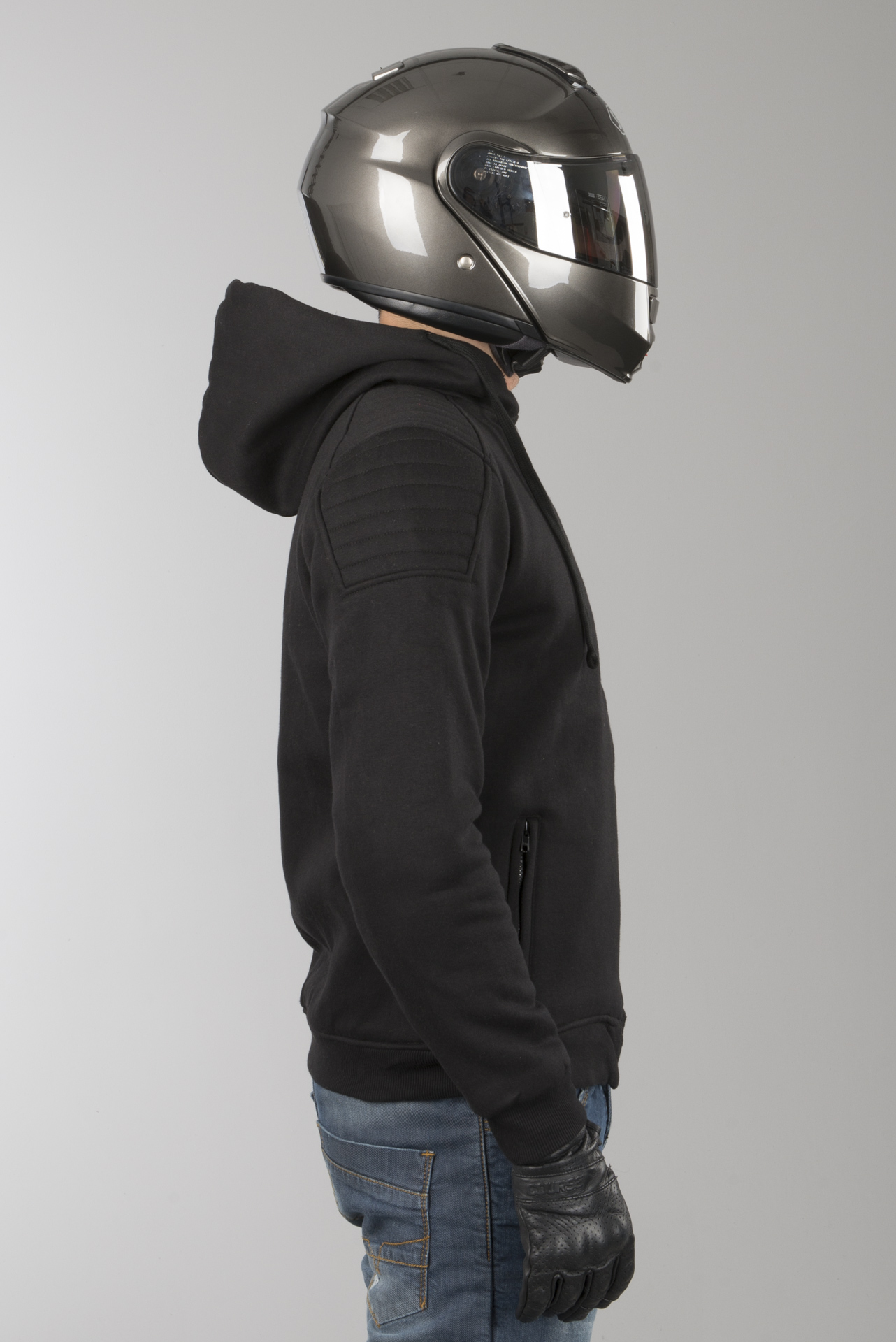 Chaqueta con capucha de Moto Course Hero Refuerzo Aramida
