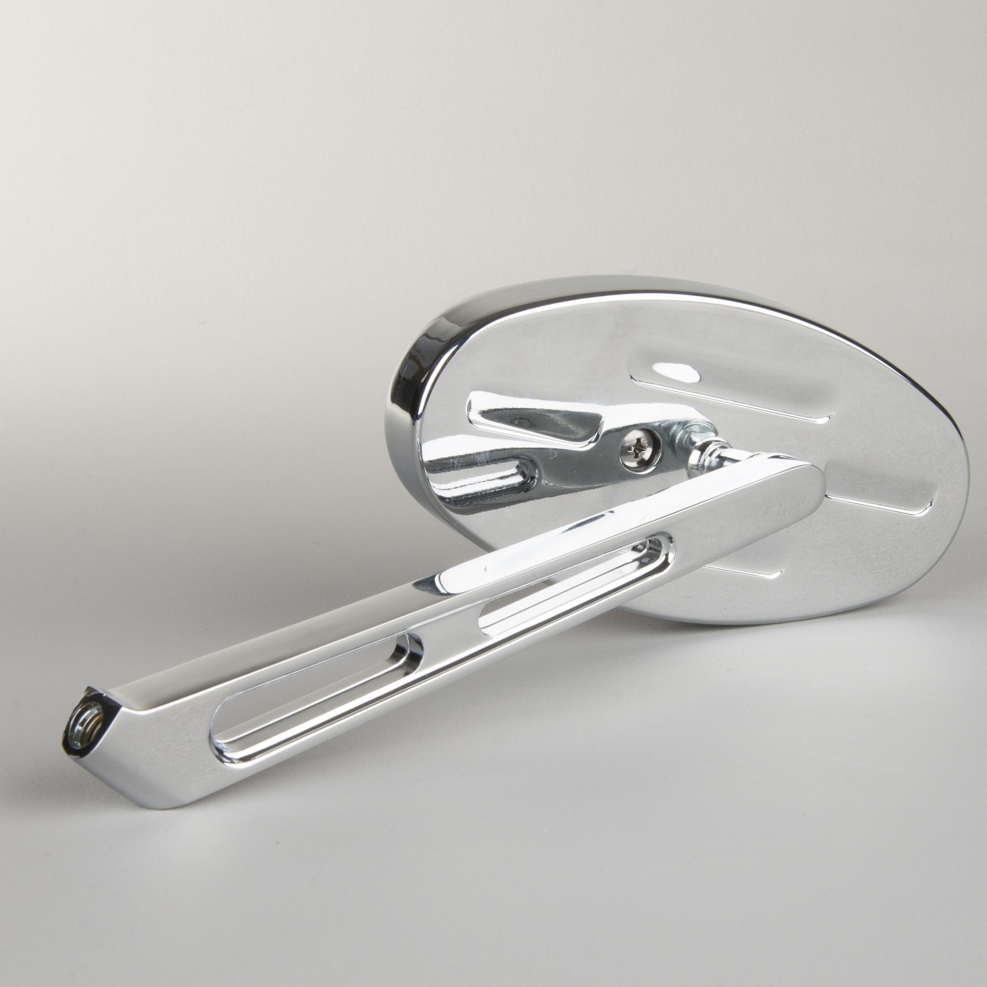 JMP Oval Chrome Rear View Mirror