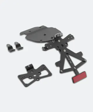 Juego de Portaplacas con Luz Trasera Rizoma Fox Negro