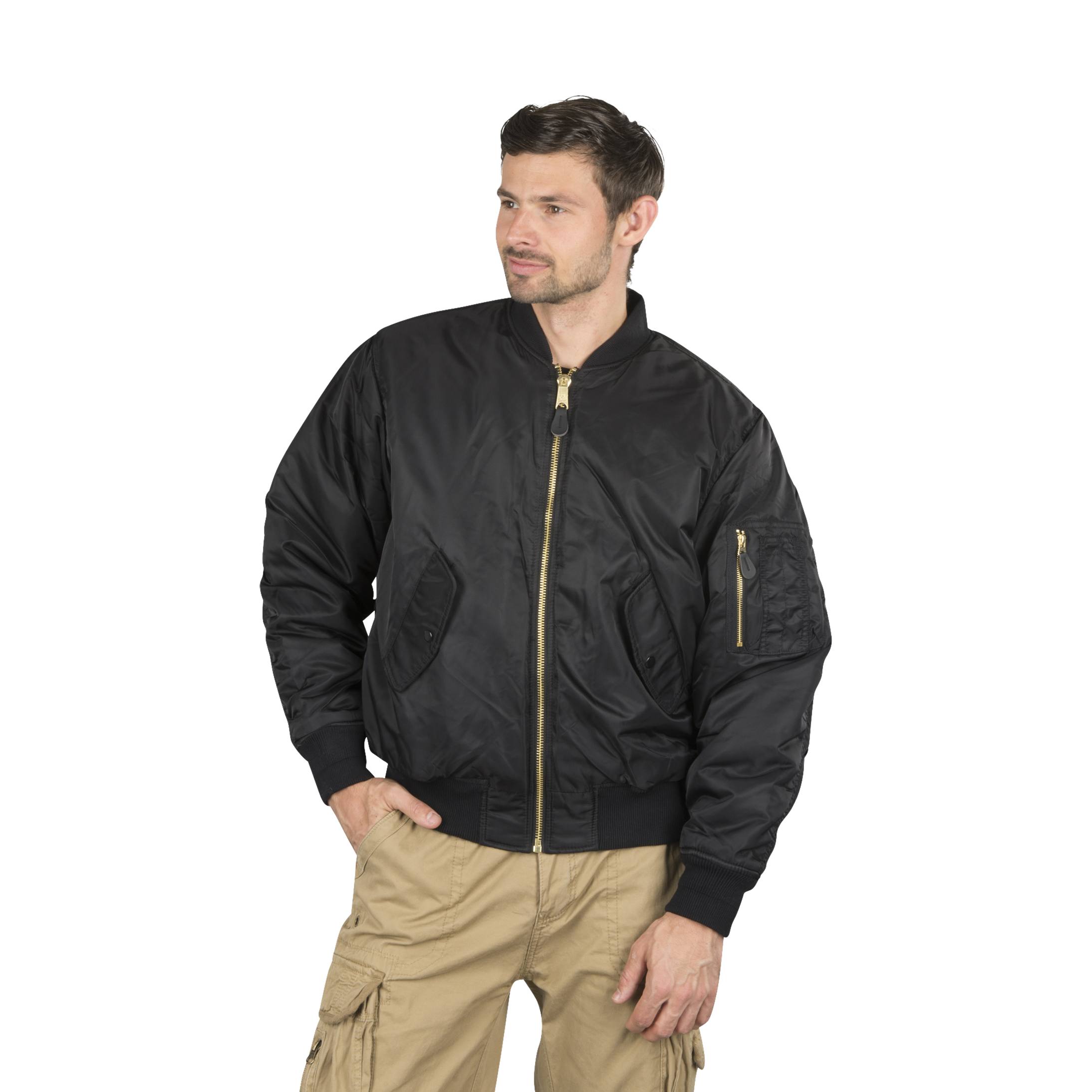brandit ma1 jacket black