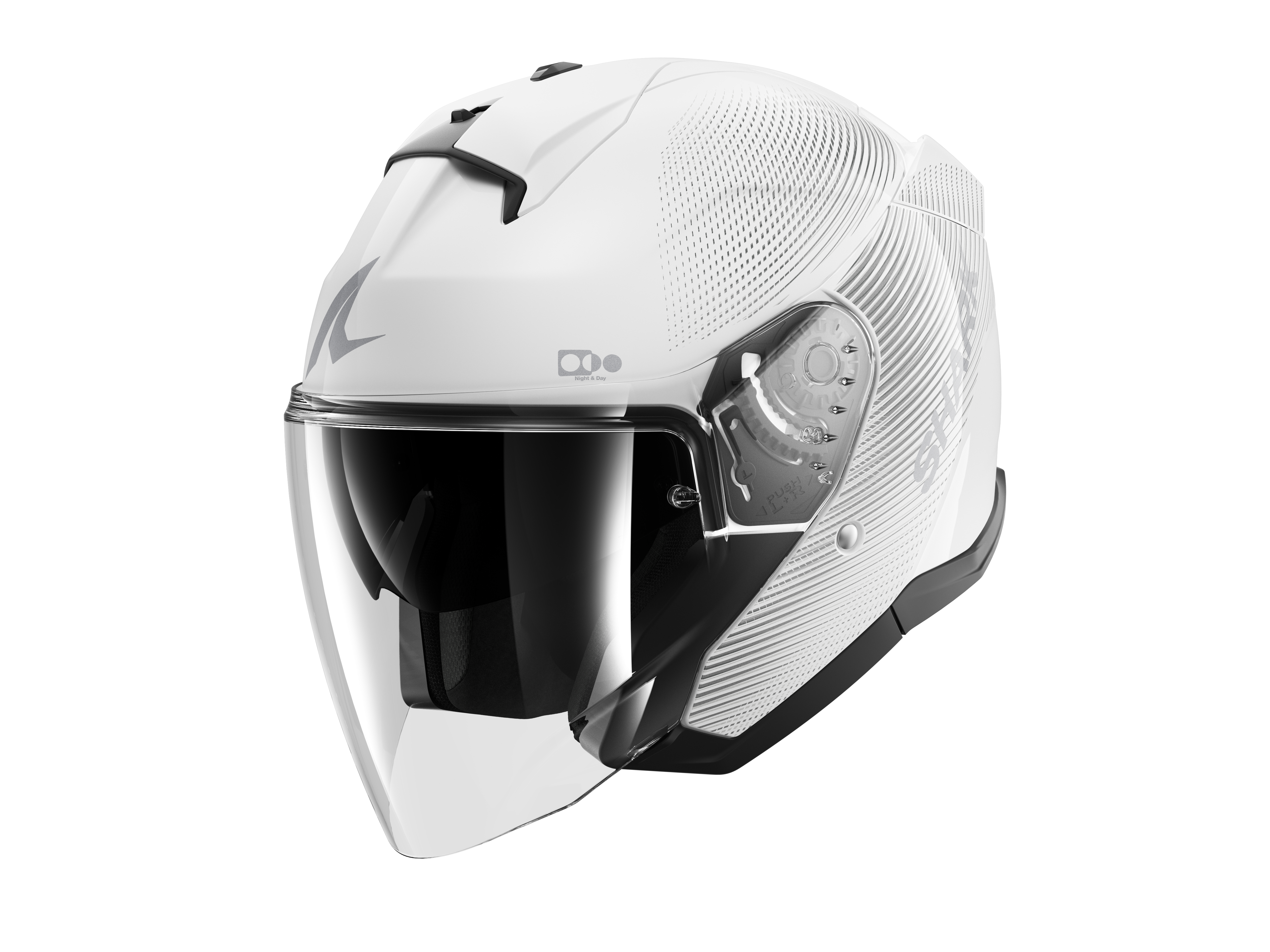 Kask Otwarty Shark Skwal Jet Sp Lyne ZłAmany BiałY/Srebrnyxxl-image