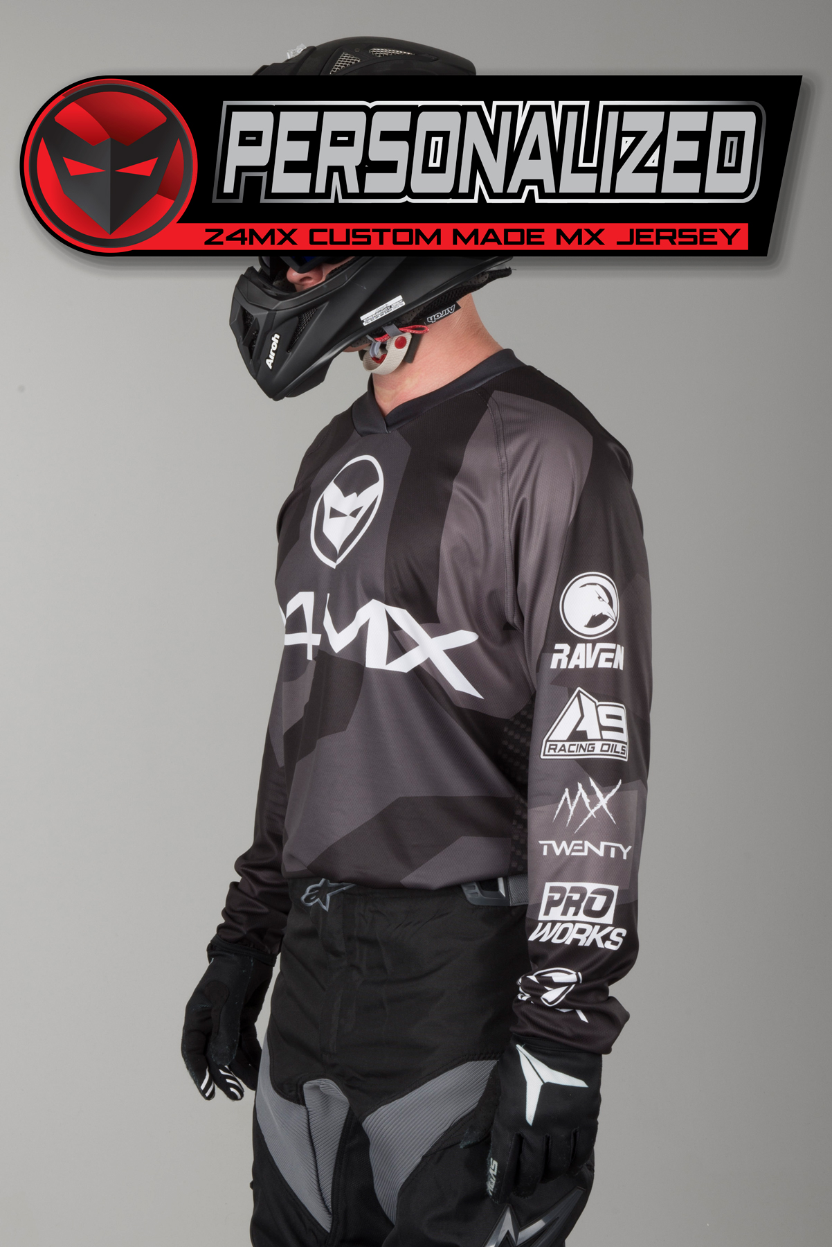 24MX MX3 NIGHT CAMO Personalised Jersey