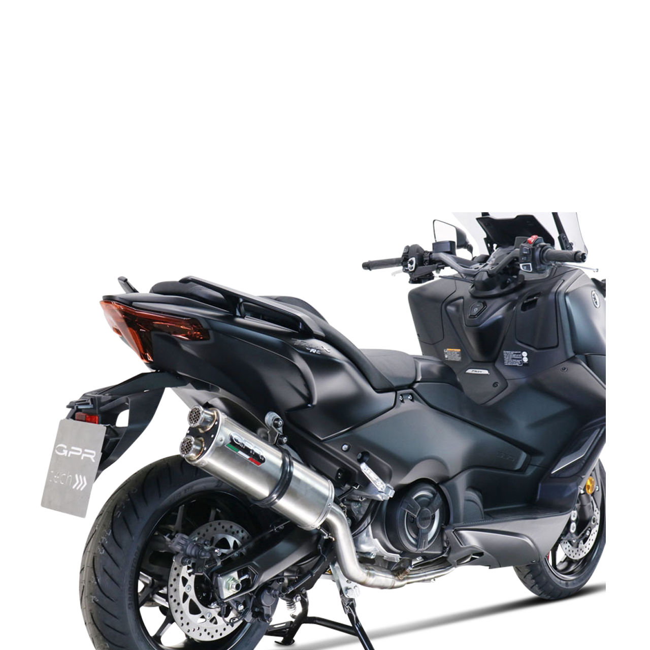 Sistem Complet G.P.R. Scooter Dual Inox Din Oțel Inoxidabil Periat