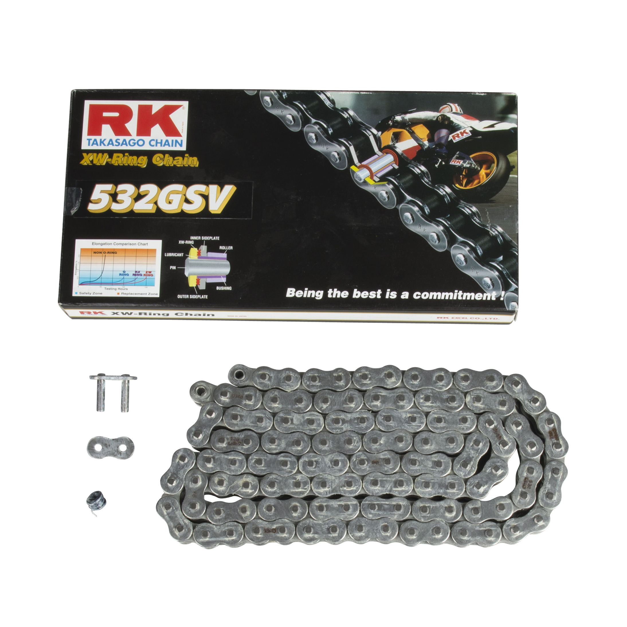 Ketting RK 532GSV XW-Ring – Zoek Op Motorfiets
