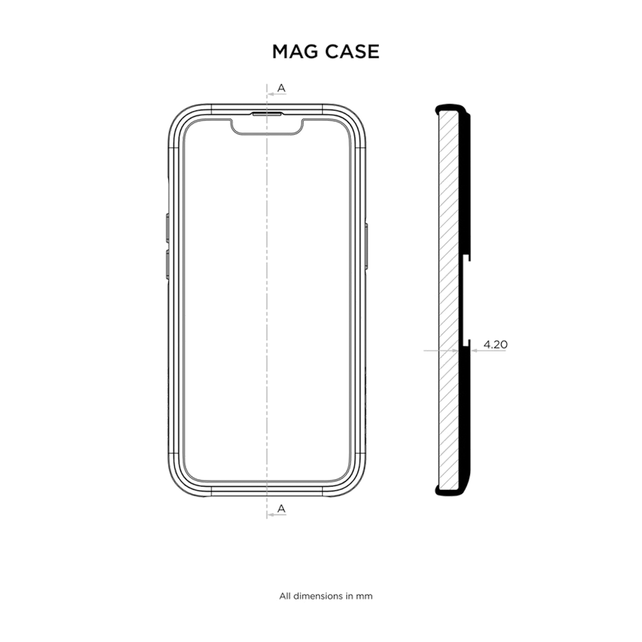 Google-Mag Telefondeksel Quad Lock