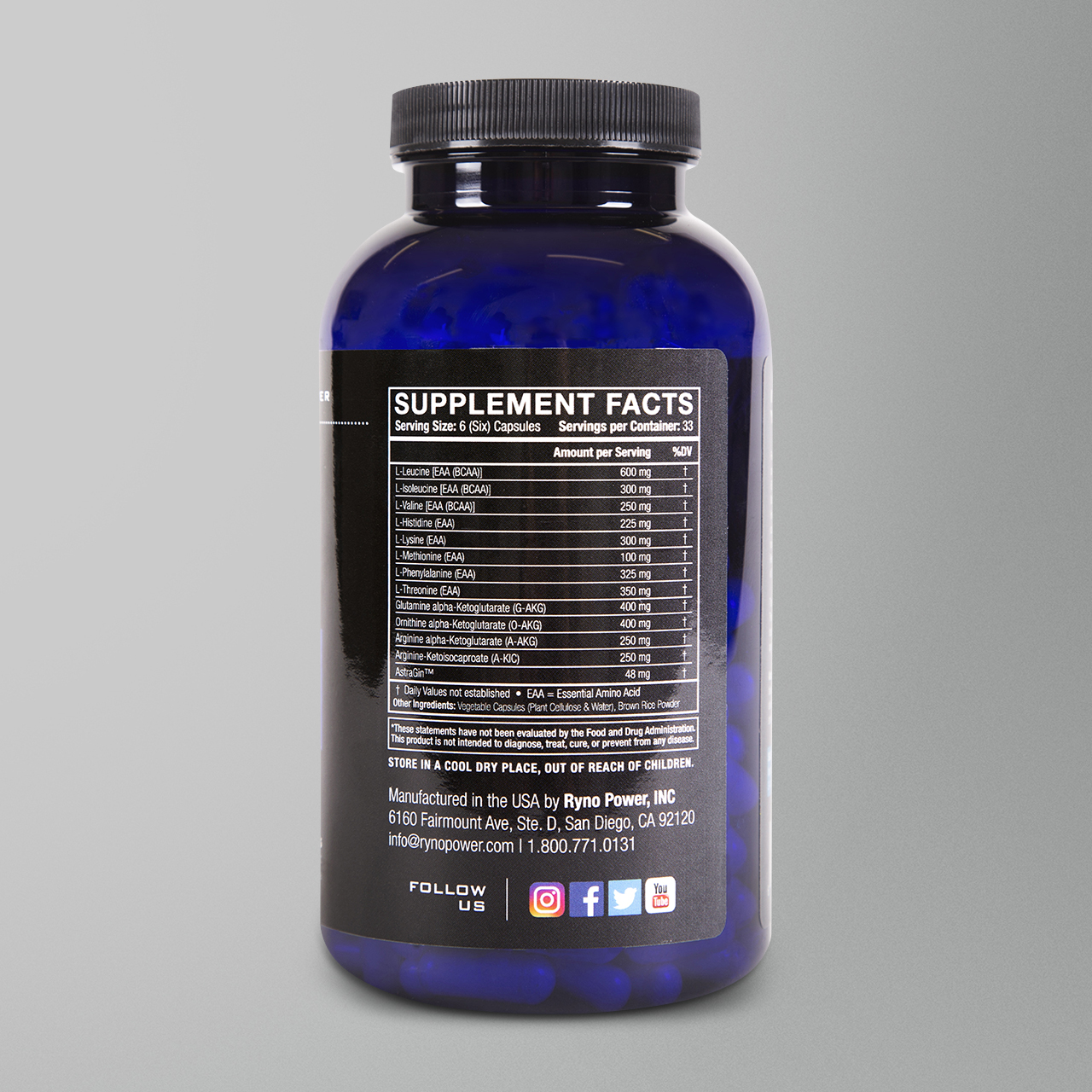 Suplemento Ryno Power Recovery 200 Tabletas