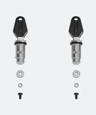 Shad Set + 2 Zwarte Sleutelcilinders