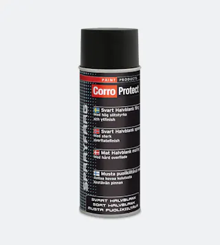 Purškiamieji Dažai CorroProtect Pusiau Blizgūs Juodi 400 ml
