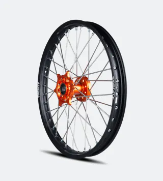 Twenty MX Front Wheel Black-Orange 21"