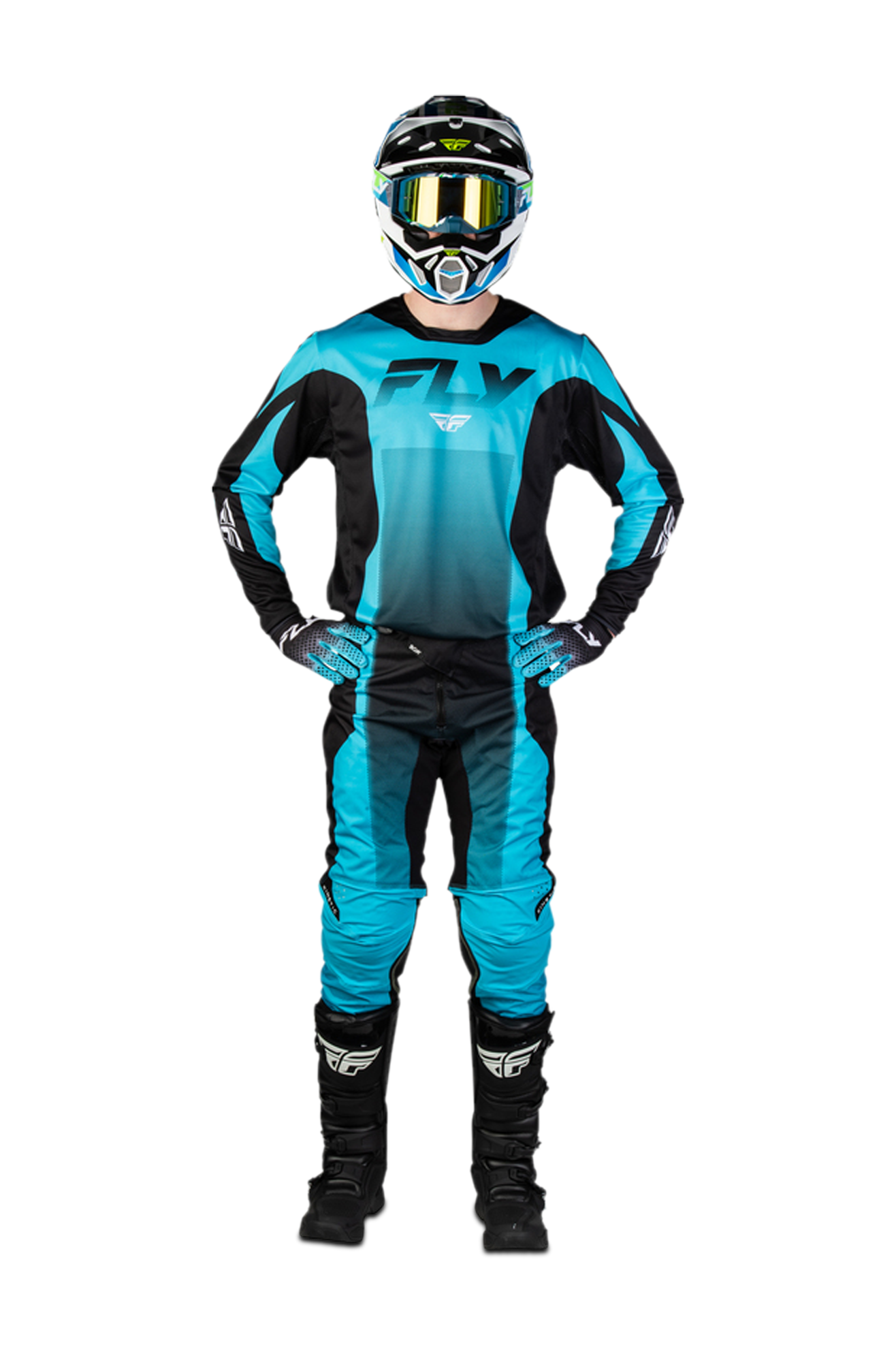 MX Kelnės FLY Racing Kinetic Fade