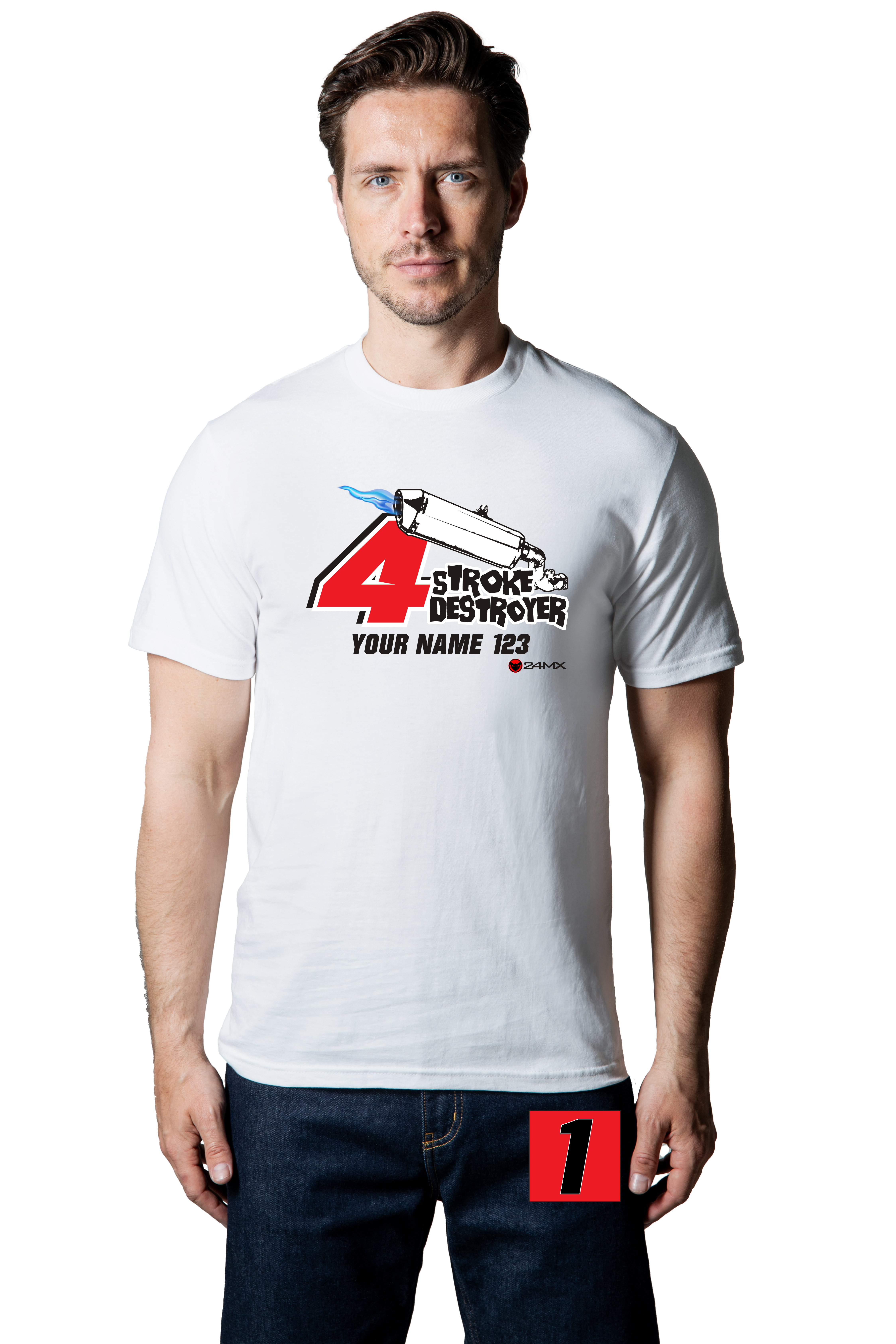 T-Shirt 24MX 4 Stroke Destroyer