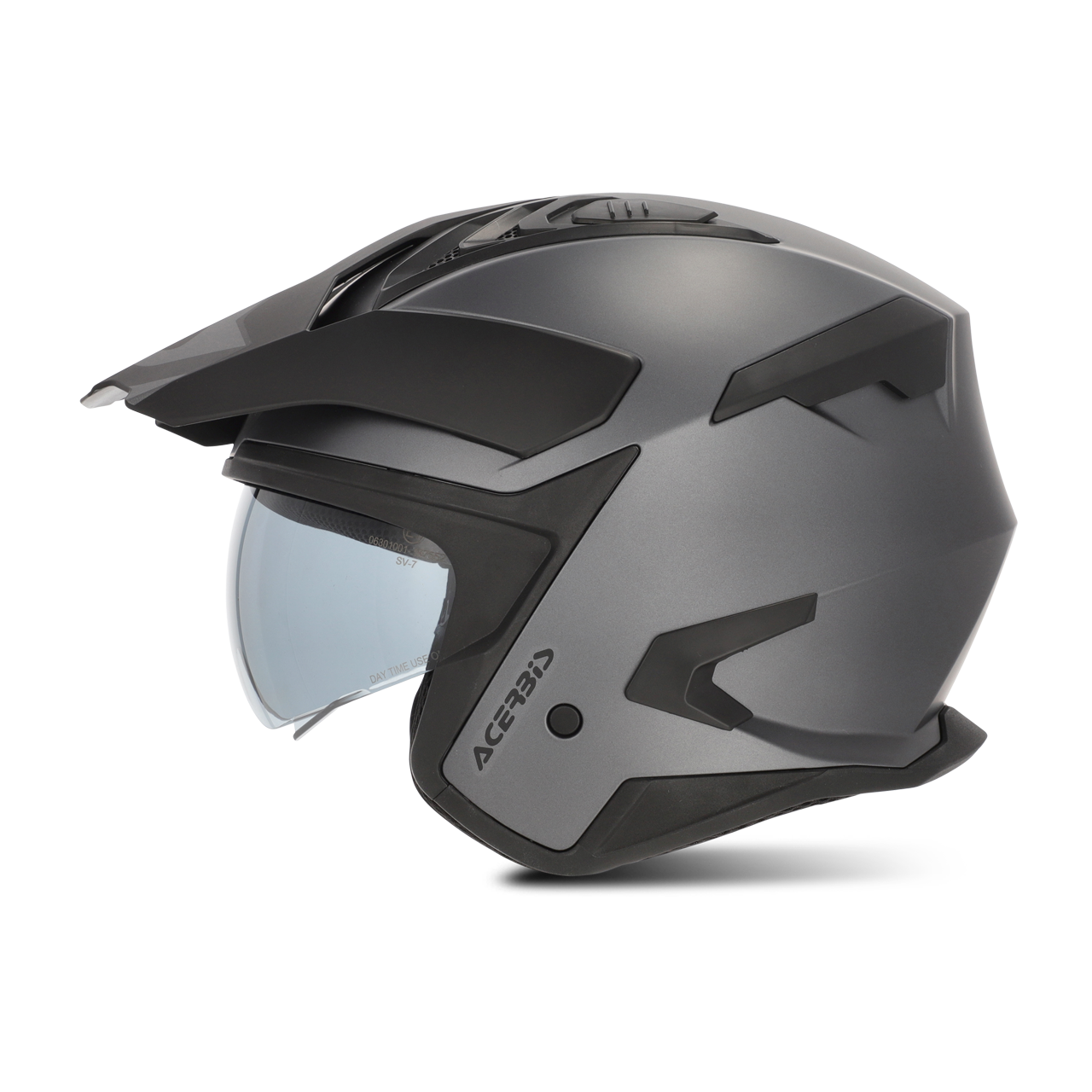 Casco Abierto Acerbis Jet Aria Evo Metálico