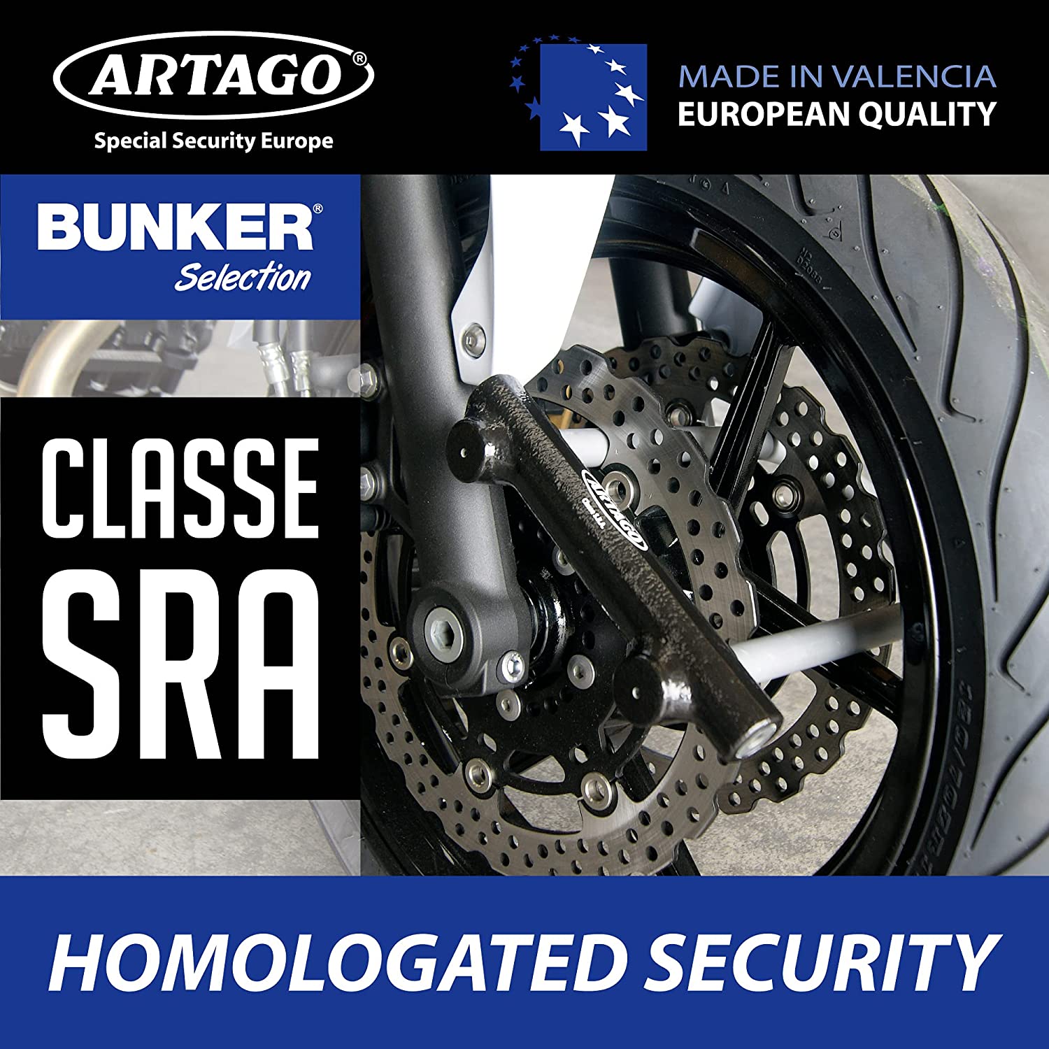 Artago U-lock 120H ø18mm CLASSE SRA