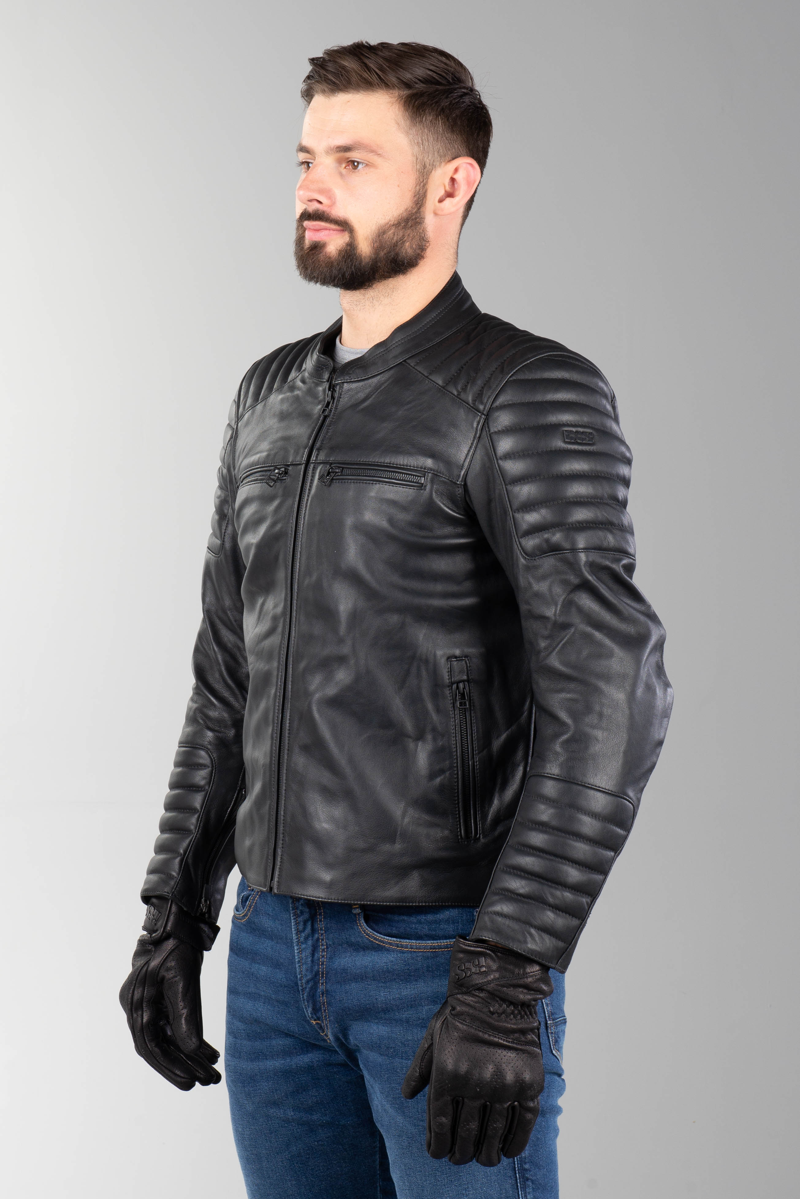 Chaqueta de Moto iXS Classic LD Dark