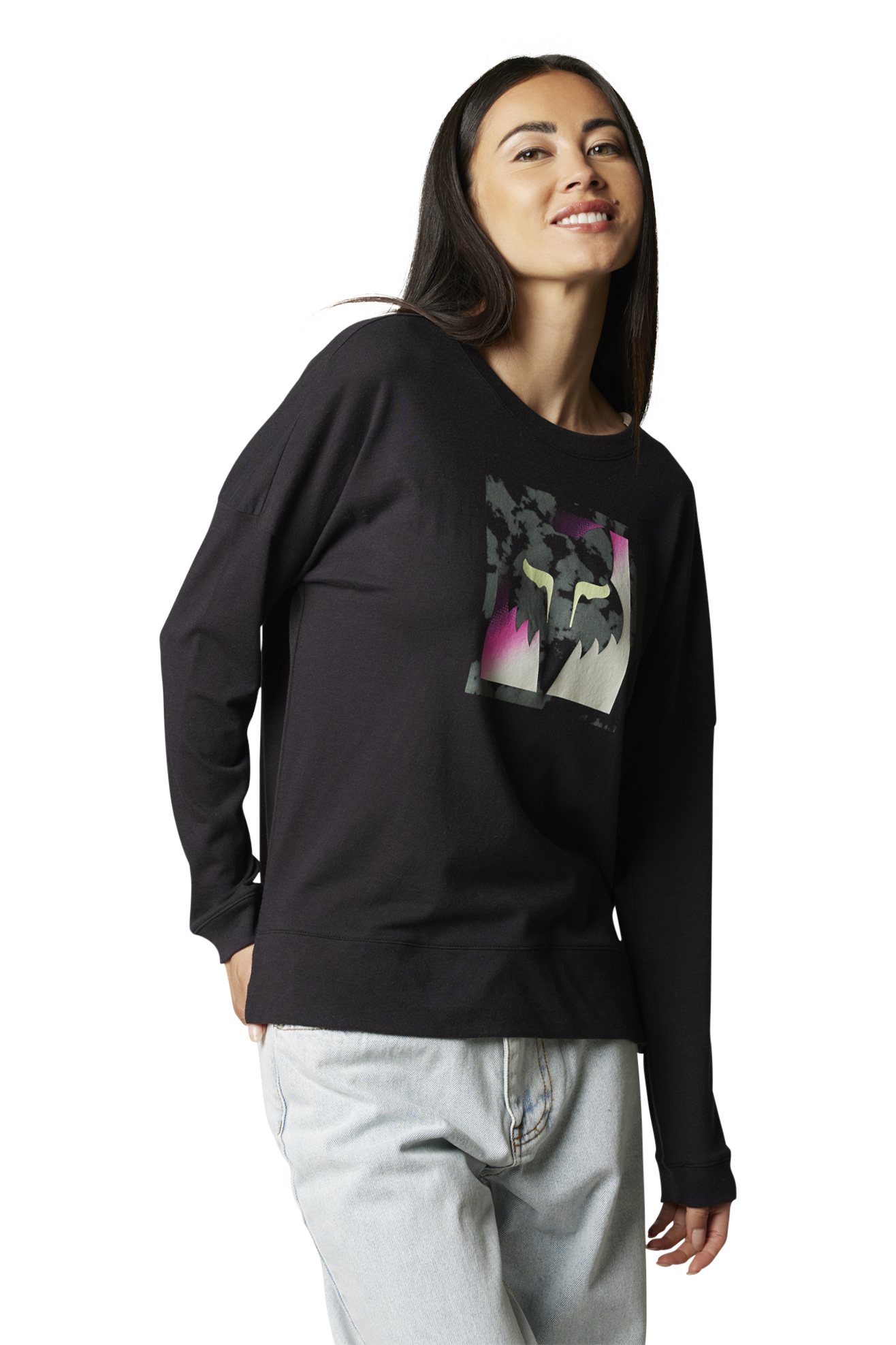 Camiseta Mujer FOX Detonate Knit Top Manga Larga
