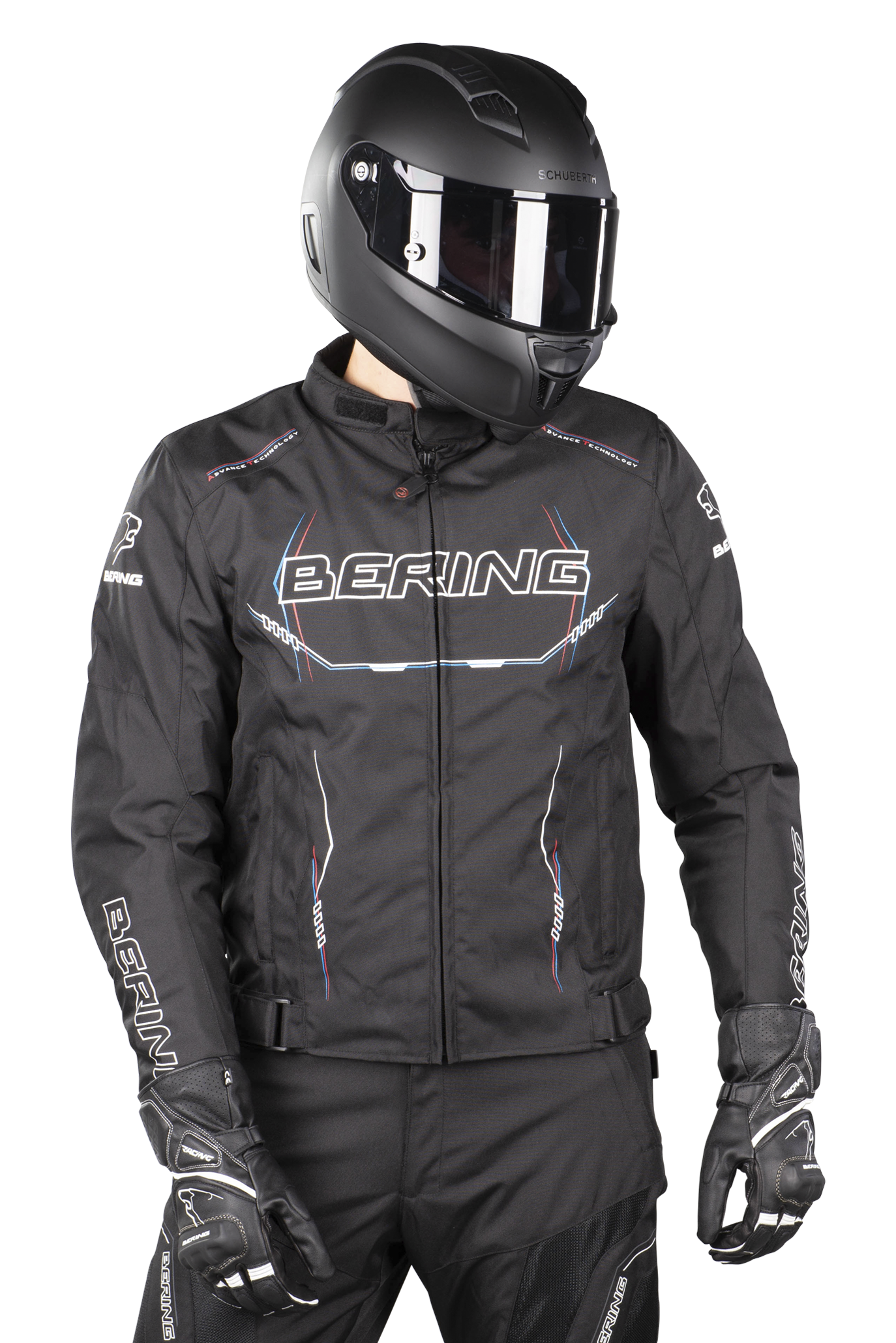 Giacca Bering Forcio Nero-Blu-Bianco-Rosso - Adesso 22% di risparmio -  xlmoto.it