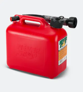 Kanister na Benzín Never Stop AutoStop 5 L Červený
