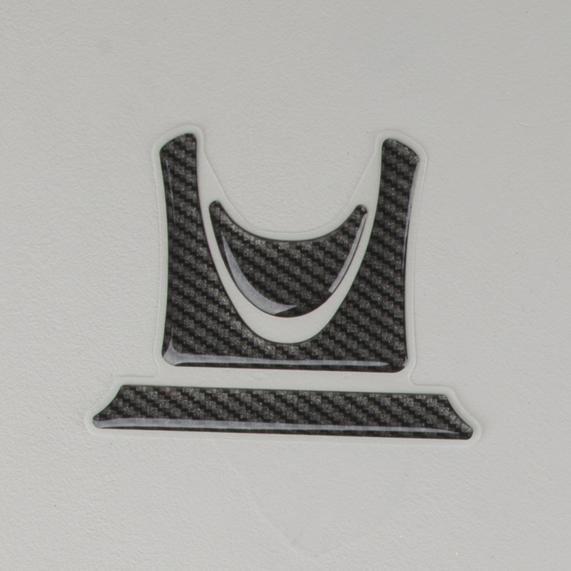 OneDesign Triple Clamp Decal Carbon
